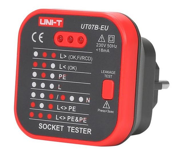 10-11 szó Digitális multiméter tesztelő hálózati funkciókkal Uni-t Ut07b