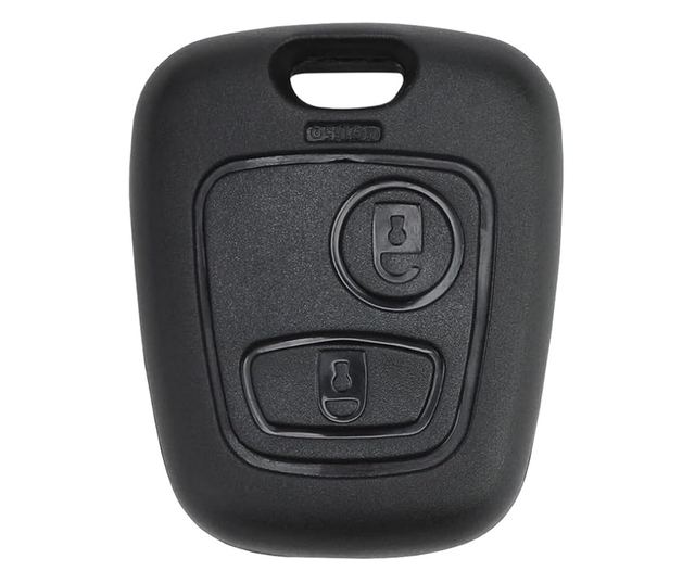 Carcasa Cheie Auto Techstar cu 2 Butoane Compatibila Toyota Aygo, Peugeot 107, Citroen C1