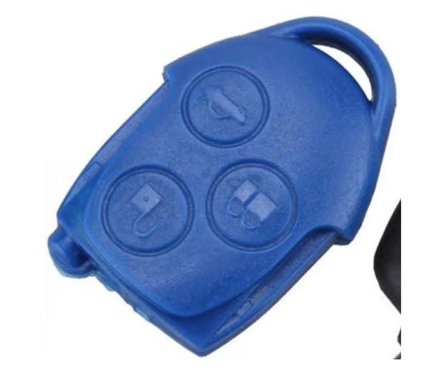 Techstar autós kulcstartó Fordhoz, 3 gomb, kompatibilis a következőkkel: Transit, Transit Connect, Tourneo, Mondeo