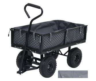 Podloga za vrtni voziček, siva, 86x46x22 cm, blago