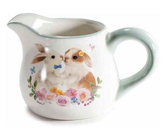 Vrč za mlijeko, posudica za šećer Paste multicolor keramika Ø9.5cmx11V, 13.5 x 9 x 8.5 V