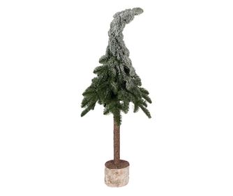 Brad Karácsonyfa zöld, hóval Ø 30x85 cm