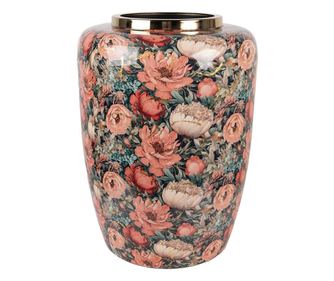 Vázában virágok fém többszínű Ø 33x44 cm