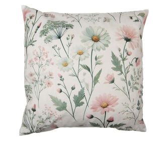 Poliéster funda de cojín multicolor modelo Flori 45x45 cm