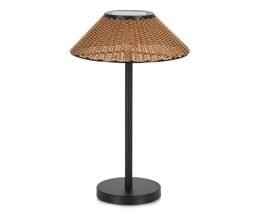 Fekete Barna Szolár Töltésű Állólámpa Ø30x48cm