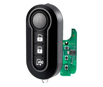 Teljesen programozható autókulcs, 433 MHz-es távirányítóval, 3 gombbal, PCF7946 chippel, Marelli rendszerrel – kompatibilis a Fi