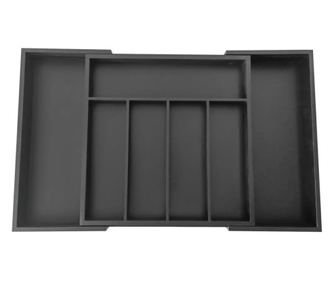 Pregrada za pribor za jelo od crnog bambusa 52x31,5x5 Kinghoff KH1745