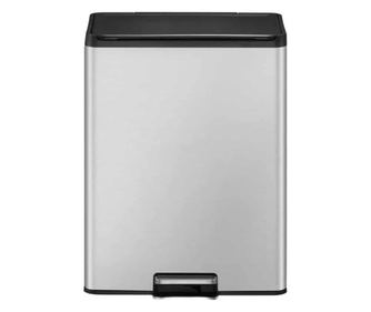 EKO кош за боклук, Essential Recycler Bin, с педал, капацитет 2 x 20l, 2 отделения, безшумно отваряне/затваряне на капака, функц