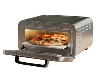 Elektromos pizzakemence, ProfiCook, Pizza Oven, 5 előre beállított program, állítható hőmérséklet max. 400°C, 60 perces időzítő,