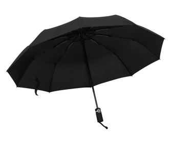 Automatski sklopivi kišobran, crni, 104 cm