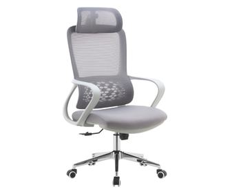 Pisarniški stol Foster Grey Mesh Chrome 60x63x120-128 cm