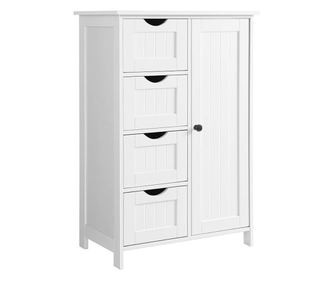 Ντουλάπι Stormi Λευκό MDF 50x30x82,7 εκ.