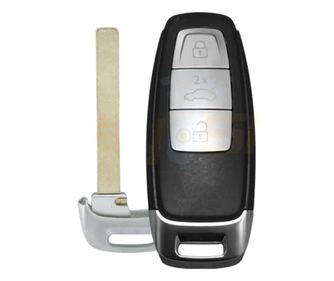 Techstar autós kulcstartó, kompatibilis az Audi A6 C8, A7, A8, Q8 modellekkel, 3 gomb