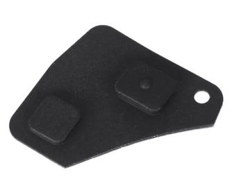 Gumibetétes membrán 2 gombos autókulcshoz, kompatibilis a Toyota és Lexus, Yaris, Corolla, RX, IS modellekkel