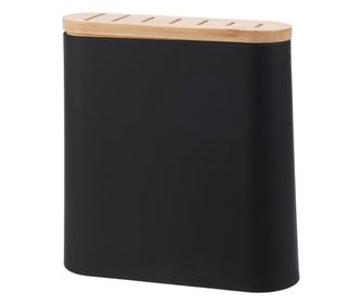 Excellent Houseware Univerzálny držiak na nože, bambus a ABS, 23x8x23,5 cm, Protišmykový systém