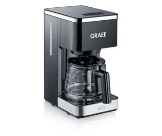Graef FK402 kávéfőző, előinfúziós funkcióval az aroma fokozására, 1000 W, 1,25 L/10 csésze, fekete, Kiváló minőségű kivitel