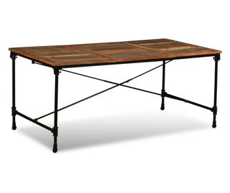 Kuhinjski stol, 180 cm, reciklirano masivno drvo