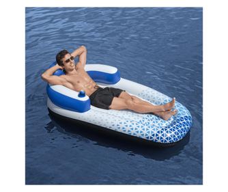 Bestway Șezlong plutitor Hydro-Force, albastru, 183x97 cm