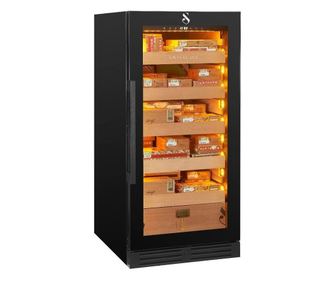 Humidor pentru trabucuri, Swisscave - CLB-360, negru