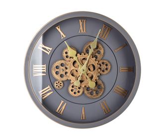 RAMSEY Hodiny 40cm s pohyblivým mechanizmom 40x40x7cm