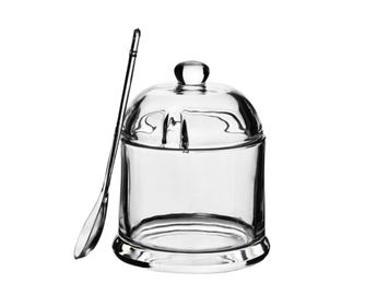 MODERN KITCHEN Cukortartó kanállal 290ml 8,8x9,5x12 cm