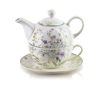 FACCIA VERDE Čajnik za enega s skodelico 280ml/410ml