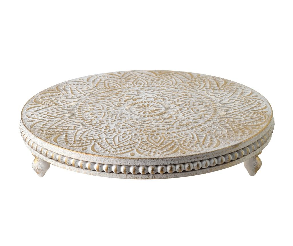 DAZ Decorative Tray 30x30x6cm Gilded Mandala