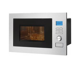 Bomann beépíthető mikrohullámú sütő, MWG 3001 H EB, 3 az 1-ben, grillel, 2300 W, 5 teljesítményfokozat, 8 automata program, LCD
