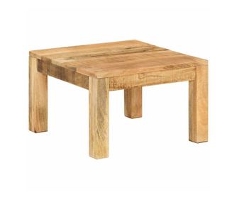 Τραπεζάκι σαλονιού, 55x55x35 εκ., μασίφ ξύλο μάνγκο