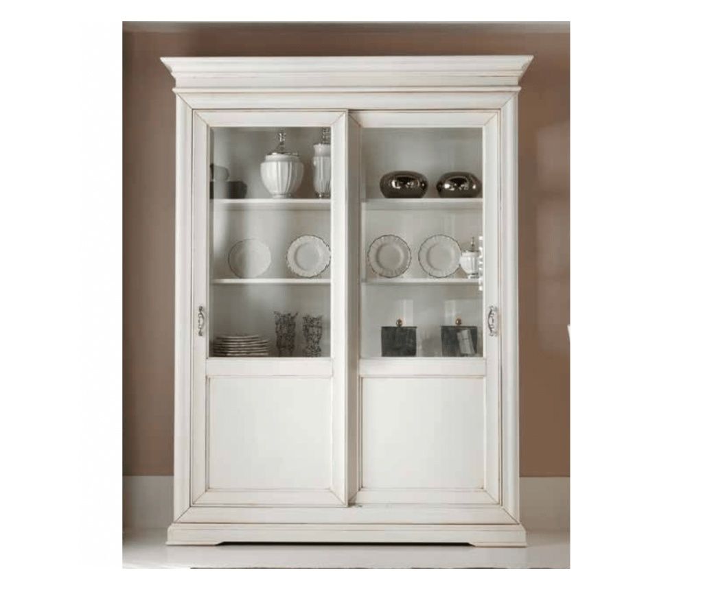 VANITY SLIDING DOOR DISPLAY CABINET