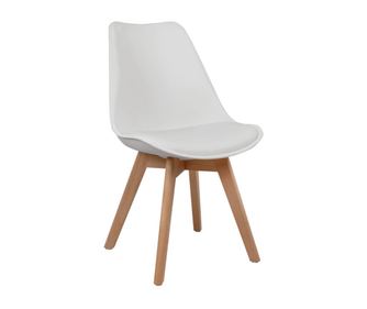 Стол, Vegas, Бял, Полипропилен, 47х56.6х82см.