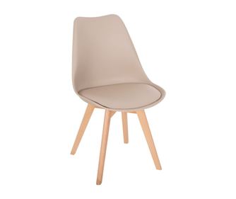 Трапезен стол, HM0033.25, Капучино, Дърво, 48х52х81см.