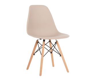 Трапезен стол, HM8460.25, Капучино, Полипропилен, 46х50х82см.