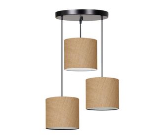 Таванна лампа, HM7622.01, Бежов, Пластмаса, 15х80см.