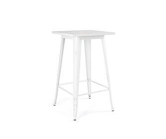 Τραπέζι Μπαρ Ξενοδοχείου Minnesota 60x60x103h Vintage White