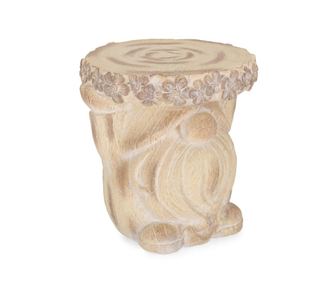 Suport ghiveci flori ceramica maro Gnom Ø30x30h