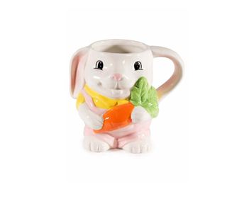 Zajíčkový hrnek keramický vícebarevný Ø 9 cm x 12 V, 350 ml