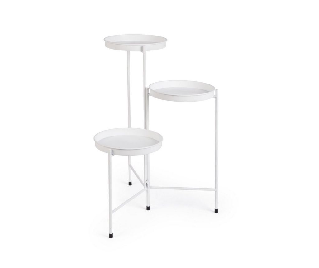 Βάση γλάστρας Henley Λευκό Ατσάλι 47.5x42.5x60h