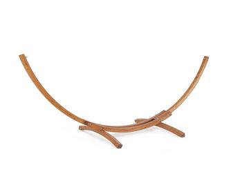 Rjav lesen stojalo za visečo mrežo 320x118x120v