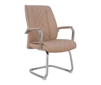 Стол, HM1105.07, Кремав, Изкуствена кожа, 62х70х101см.