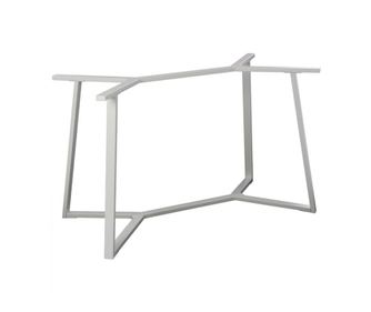 Основа за маса, Base White, Бял, Метал, 130х80х75см.