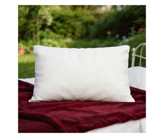 Твърда възглавница HappyNest, 100% пух, 50x70 см, бяла