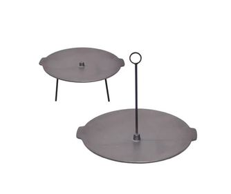 Grilovací kotouč BBQ + závěsná podpěra 45cm, litina Perfect Home 15604