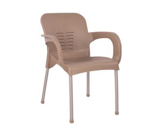 Стол, HM5592.02, Капучино, Изкуствена кожа, 59х58х81см.