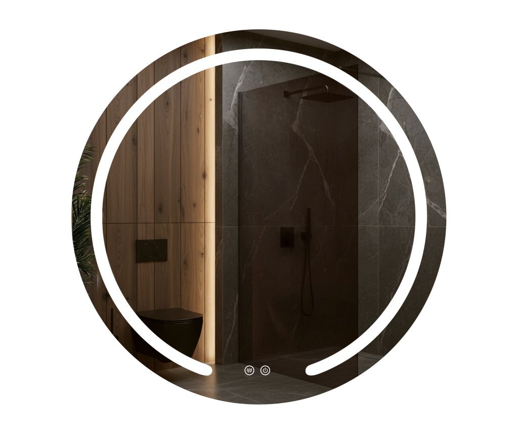 Rea ogledalo MODERN 60 LED Prozorno 2,5X60X60CM