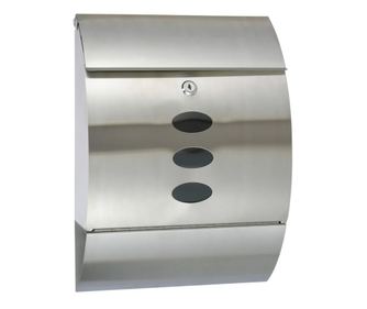 Poštanski sandučić HI, 30 x 12 x 40 cm, nehrđajući čelik