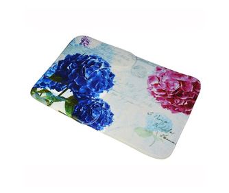 Set 2 covoare baie print FLOWERS, Casa Plastor, 75x45 cm