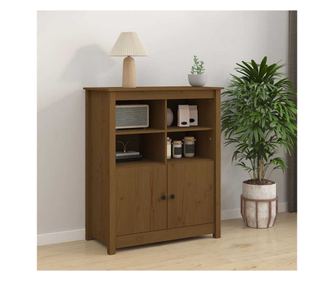 Omarica, medeno rjava, 83x41,5x100 cm, masivni borovec