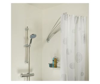 Sealskin Umbrella sarok zuhanyfüggöny tartó, króm