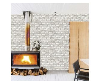 DUTCH WALLCOVERINGS Tapeta, bela, z vzorcem opeke, EW3104